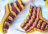 İki Renkli Örgü Çorap Yapılışı - Pratik Bilgiler - örgü çorap örnekleri anlatımlı örgü çorap yapımı