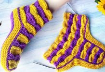 İki Renkli Örgü Çorap Yapılışı - Pratik Bilgiler - örgü çorap örnekleri anlatımlı örgü çorap yapımı