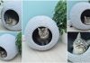 Örgü Kedi Evi Yapımı - Örgü Modelleri - el örgüsü kedi yatağı yapımı kedi evi kedi örgü modelleri örgü kedi yatağı yapımı