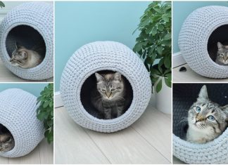 Örgü Kedi Evi Yapımı - Örgü Modelleri - el örgüsü kedi yatağı yapımı kedi evi kedi örgü modelleri örgü kedi yatağı yapımı