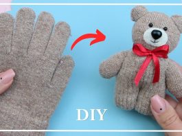 Eldivenden Ayıcık Nasıl Yapılır? - Okul Öncesi Etkinlikleri - eldivenden oyuncak eldivenden oyuncak nasıl yapılır ev yapımı oyuncak ayı