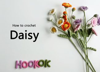 Örgü Papatya Nasıl Yapılır? - Örgü Modelleri - kolay örgü çiçek yapımı örgü papatya buketi örgü papatya yapımı anlatımlı