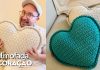 Örgü Kalp Yastık Yapılışı - Örgü Modelleri - anlatımlı örgü yastık modelleri bebek odası dekoratif yastık yapımı el işi kırlent modelleri örgü kalp yastık örgü kalp yastık modeli yapılışı