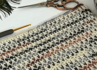 Tığla Çok Güzel İki Renkli Örgü Modeli Yapılışı - Örgü Modelleri - değişik tığ işi örgü modelleri kolay örgü modelleri örgü modelleri anlatımlı videolu örgü modelleri basit tığ işi