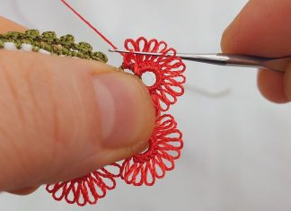 İğne Oyası Gibi Duran Tığ Oyası - Örgü Modelleri - kolay tığ oyası anlatımlı kolay tığ oyası yapımı anlatımlı tığ oyası bebek yüz örtüsü