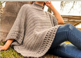Tığ İşi Panço Nasıl Örülür? - Örgü Modelleri - anlatımlı örgü panço modelleri bayan örgü panço modelleri anlatımlı büyükler için örgü panço modelleri