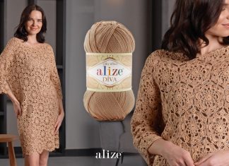 Motifli Örgü Elbise Yapılışı - Örgü Modelleri - ajurlu örgü elbise anlatımlı örgü elbise modelleri örgü elbise yapılışı anlatımlı örgü elbise yapımı anlatımlı