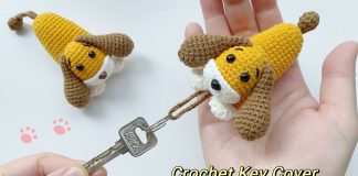 Amigurumi Köpek Anahtarlık Yapılışı - Amigurumi - anlatımlı amigurumi anahtarlık yapımı crochet amigurumi kolay amigurumi anahtarlık tarifi