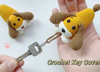Amigurumi Köpek Anahtarlık Yapılışı - Amigurumi - anlatımlı amigurumi anahtarlık yapımı crochet amigurumi kolay amigurumi anahtarlık tarifi