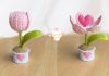 Amigurumi Saksıda Lale Yapılışı - Amigurumi - amigurumi çiçek amigurumi çiçek tarifi amigurumi lale tarifi amigurumi ücretsiz desenler