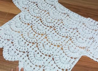 Motifli Örgü Süveter Yapımı - Örgü Modelleri - bayan örgü süveter modelleri ve yapılışları motifli örgü bluz yapımı motifli yazlık örgü bluz 1