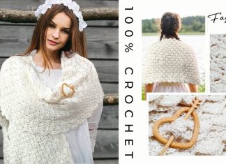 Örgü Etol Şal Modeli ve Yapılışı - Örgü Modelleri - el örgüleri örgü etol şal modelleri örgü şal modelleri