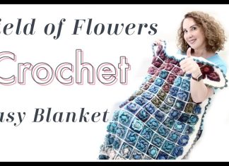 Çiçek Tarlası Bebek Battaniyesi Yapılışı - Örgü Bebek Battaniyesi Modelleri - el örgü bebek battaniyesi kolay örgü bebek battaniyesi örgü bebek battaniyesi anlatımlı