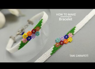 Çiçekli Miyuki Bileklik Yapımı - Hobi Dünyası - basit miyuki bileklik yapımı miyuki bileklik yapımı anlatımlı miyuki boncuk bileklik nasıl yapılır miyuki boncuk bileklik yapımı