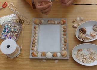 Deniz Kabuklarından Çerçeve Yapımı - Kendin Yap - dekoratif boş çerçeve modelleri deniz kabuklarından ne yapılır deniz kabuklarından süs deniz kabuklarından süs yapımı