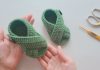 Örgü Bebek Sandaleti Yapımı - Örgü Bebek Patik Modelleri - bebek örgü sandalet modelleri anlatımlı bebek örgüleri örgü bebek sandalet tığ işi