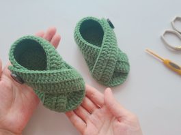 Örgü Bebek Sandaleti Yapımı - Örgü Bebek Patik Modelleri - bebek örgü sandalet modelleri anlatımlı bebek örgüleri örgü bebek sandalet tığ işi