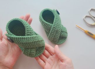 Örgü Bebek Sandaleti Yapımı - Örgü Bebek Patik Modelleri - bebek örgü sandalet modelleri anlatımlı bebek örgüleri örgü bebek sandalet tığ işi