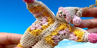 Altıgen Motiften Örgü Anahtarlık Yapılışı - Amigurumi - amigurumi ücretsiz tarifler el yapımı anahtarlık modelleri kolay amigurumi anahtarlıklar tarifi örgü anahtarlık yapımı