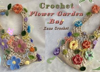 Çiçek Bahçesi Örgü Çanta Yapılışı - Örgü Modelleri - motifli örgü çanta yapılışı yazlık örgü çanta modelleri yün örgü çanta modelleri