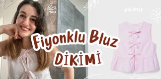 Fiyonk Gömlek Nasıl Dikilir? - Dikiş - bayan gömlek kesimi nasıl yapılır evde gömlek dikimi gömlek nasıl yapılır