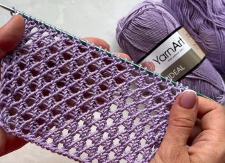 İki Şişle Kolay Ajurlu Örgü Modeli - Örgü Modelleri - delikli örgü modelleri en güzel örgü modelleri şiş örgü örnekleri anlatımlı yeni şiş örgü modelleri 1