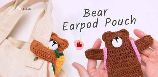 Seyahat Örgü Airpods Kılıfı Yapılışı - Amigurumi - airpods kulaklık kılıfı örgü amigurumi airpors kılıf tarifi örgü airpods kılıfı yapımı örgü airpods kılıfları tığ işi