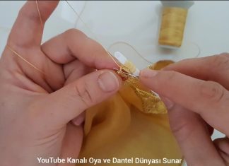 Tek Sıra Tığ Oyası Yapımı - Örgü Modelleri - sıralı tığ oyaları tek renk oya modelleri tek renk tığ oyası yeni tığ oyaları