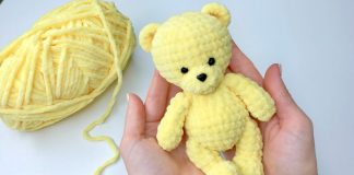 1 Saatte Amigurumi Ayıcık Nasıl Örülür? - Amigurumi - amigurumi ayıcık modelleri amigurumi ayıcık tarifi büyük amigurumi ayı yapımı kadife ipten amigurumi ayı tarifi