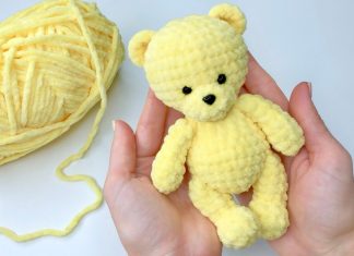 1 Saatte Amigurumi Ayıcık Nasıl Örülür? - Amigurumi - amigurumi ayıcık modelleri amigurumi ayıcık tarifi büyük amigurumi ayı yapımı kadife ipten amigurumi ayı tarifi