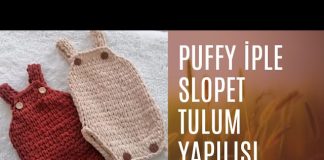 Alize Puffy Bebek Tulumu Yapılışı - Bebek Örgü Modelleri - bebek örgü modelleri ve yapılışları bebek örgü tulum bebek örgü tulum modelleri anlatımlı bebek tulum örgü modelleri