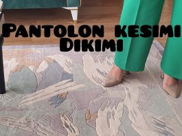 Arkası Lastikli Pantolon Nasıl Dikilir? - Dikiş - bol pantolon dikimi kot pantolon dikimi kumaş pantolon dikimi pantolon dikimi aşamaları pantolon dikimi bayan