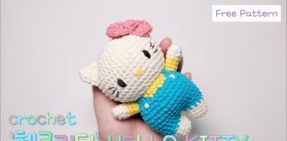 Tığ İşi Amigurumi Hello Kitty - Amigurumi - amigurumi tarifi hello kitty tığ işi ücretsiz amigurumi desenleri