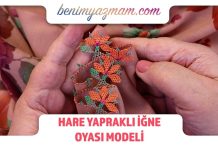 4 Yapraklı Çiçekli İğne Oyası Yapılışı - İğne Oyaları - büyük çiçekli iğne oyası modelleri en güzel en yeni iğne oyası modelleri iğne oyası iğne oyası modelleri yeni iğne oyası örnekleri tülbent