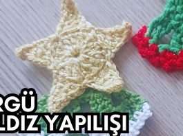 Tığ İşi Örgü Yıldız Tarifi - Örgü Modelleri - amigurumi tığ işi yıldız yapımı çok amaçlı figür yıldız yapımı örgü yıldız tığ işi tığ işi yıldız örgü modeli