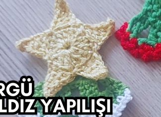 Tığ İşi Örgü Yıldız Tarifi - Örgü Modelleri - amigurumi tığ işi yıldız yapımı çok amaçlı figür yıldız yapımı örgü yıldız tığ işi tığ işi yıldız örgü modeli