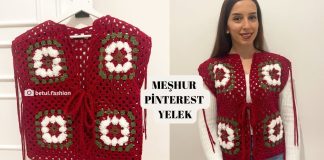 Motifli Yelek Örgü - Örgü Modelleri - motifli örgü yelek modelleri motifli örgü yelek modelleri ve yapılışı tığ işi tığ işi motifli örgü yelek modelleri