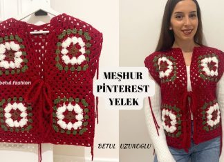 Motifli Yelek Örgü - Örgü Modelleri - motifli örgü yelek modelleri motifli örgü yelek modelleri ve yapılışı tığ işi tığ işi motifli örgü yelek modelleri