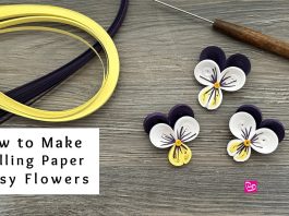 Quilling Menekşe Nasıl Yapılır? - Hobi Dünyası - quilling çalışması quilling çiçek yapımı quilling nasıl yapılır quilling örnekleri quilling sanatı yeni başlayanlar için quilling sanatı