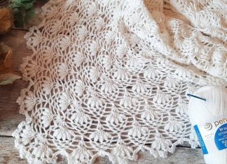 Yapımı Çok Kolay Ajurlu Şal - Örgü Modelleri - ajurlu şal örgü modelleri çeyizlik örgü şal modelleri el örgüsü şal modelleri el örgüsü şal modelleri ve yapılışı