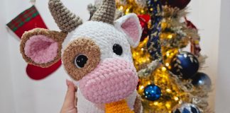 Sütaş Amigurumi İnek Yapımı - Amigurumi - amigurumi inek amigurumi inek basit yapım amigurumi inek tarifi