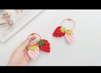 Örgü Çilek Anahtarlık Yapılışı - Örgü Modelleri - kolay amigurumi anahtarlık tarifi kolay örgü anahtarlık modelleri örgü anahtarlık modelleri ve yapılışları örgü anahtarlık yapımı