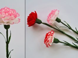 Krapon Kağıdından Karanfil Yapımı - Okul Öncesi Etkinlikleri - kağıttan karanfil yapımı krapon kağıdından çiçek yapımı krapon kağıdından kolay çiçek yapımı krapon kağıdından kolay karanfil yapımı