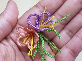 Mekik Oyası 3D Çiçek Yapımı - Mekik Oyası - basit mekik oyaları düz mekik oyaları tülbent mekik oyaları yazma mekik oyası modelleri yeni mekik oyaları