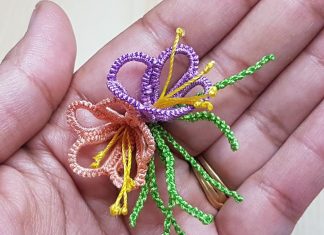 Mekik Oyası 3D Çiçek Yapımı - Mekik Oyası - basit mekik oyaları düz mekik oyaları tülbent mekik oyaları yazma mekik oyası modelleri yeni mekik oyaları