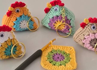 Örgü Tavuk Anahtarlık Yapılışı - Örgü Modelleri - amigurumi anahtarlık basit anahtarlık yapımı kolay amigurumi anahtarlık tarifi örgü anahtarlık modelleri ve yapılışları