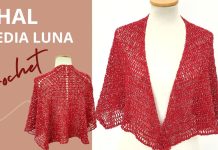 Örgü Yarımay Şal Yapılışı - Örgü Modelleri - çeyizlik örgü şal modelleri el örgü şal modelleri el örgüsü şal modelleri ve yapılışı kolay örgü şal modelleri yeni örgü şal modelleri