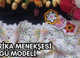 Afrika Çiçeği Motifi Yapımı - Örgü Modelleri - afrika çiçeği motifi afrika çiçeği motifi battaniye afrika menekşesi motifi afrika motifleri