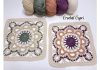 Kare Mandala Motif Yapılışı - Örgü Modelleri - mandala örgü modeli nasıl yapılır örgü mandala örgü mandala motif yapımı örgü mandala örnekleri tığ işi