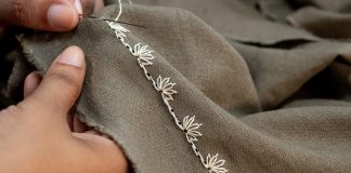 Çiçekli El Nakışı Kenar Süsü Yapılışı - Nakış - basit kenar oyaları el nakışı modelleri ve yapılışı elde nakış modelleri elde nakış teknikleri